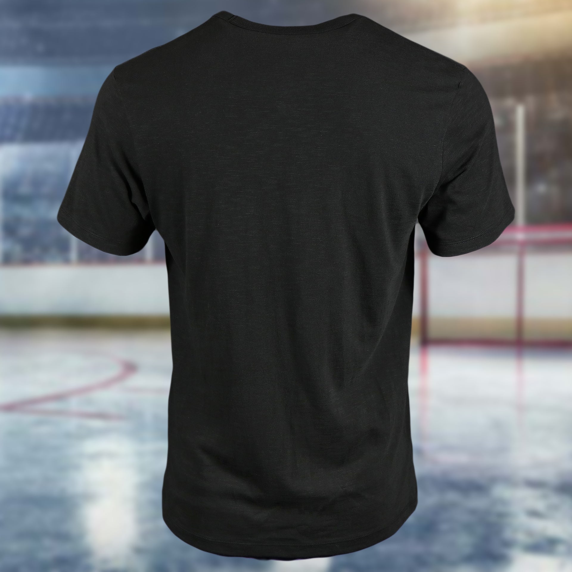 Back of the Philadelphia Flyers Distressed Logo Premium Grit Scrum Black T-Shirt