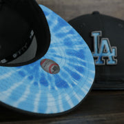 The undervisor on the Los Angeles Dodgers 2022 Father's Day On-Field 9Fifty Snapback | Gray