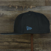 The wearer's left on the Los Angeles Dodgers 2022 Father's Day On-Field 9Fifty Snapback | Gray