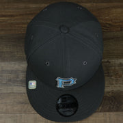 The top of the Pittsburgh Pirates 2022 Father's Day On-Field 9Fifty Snapback | Gray