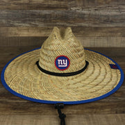 The New York Giants On Field 2021/2022 Summer Training Straw Hat | New Era OSFM
