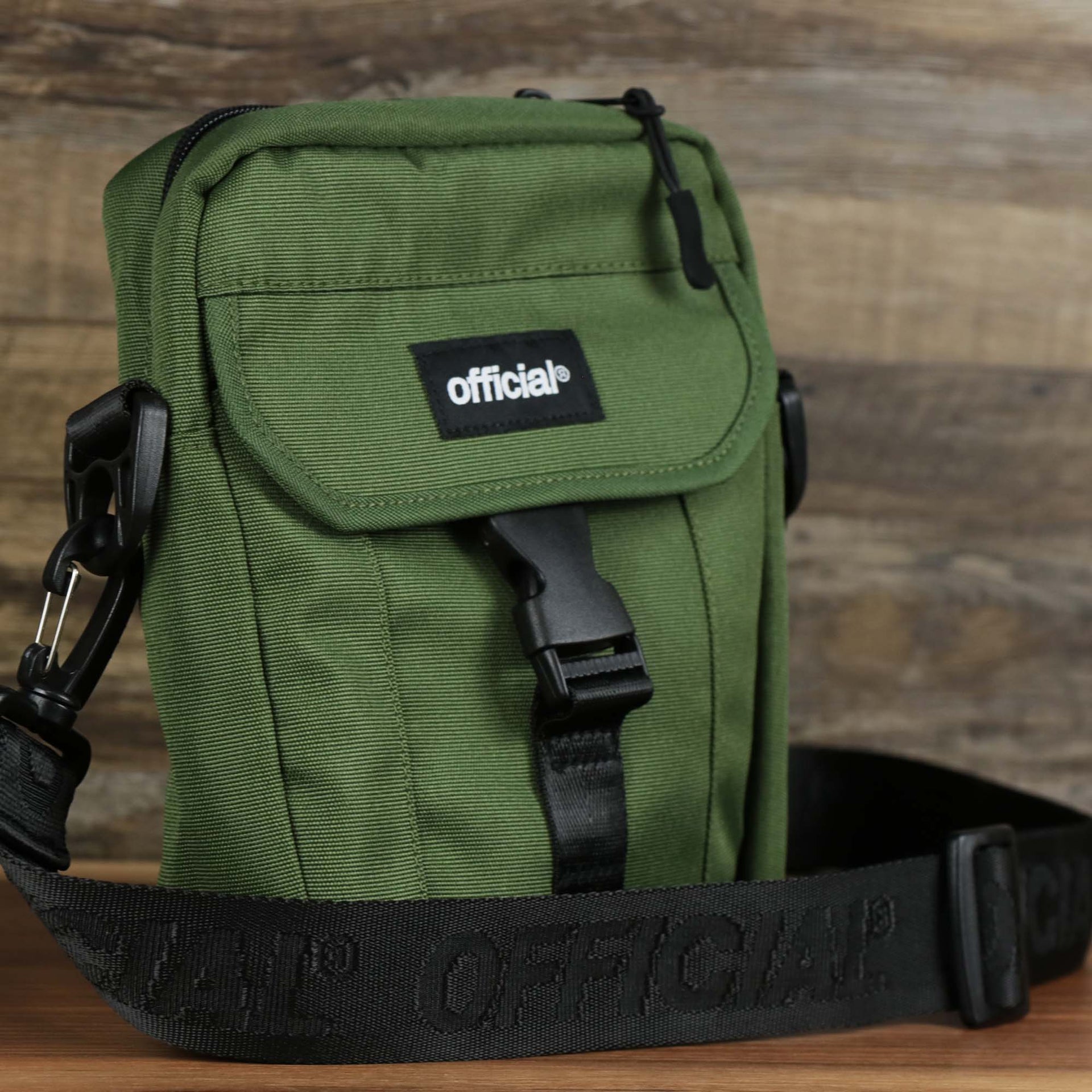 The Essential Nylon Shoulder Bag Streetwear with Mesh Pocket | Official Olive