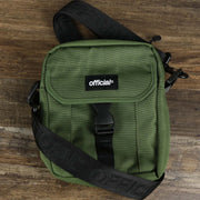 The Essential Nylon Shoulder Bag Streetwear with Mesh Pocket | Official Olive laying down