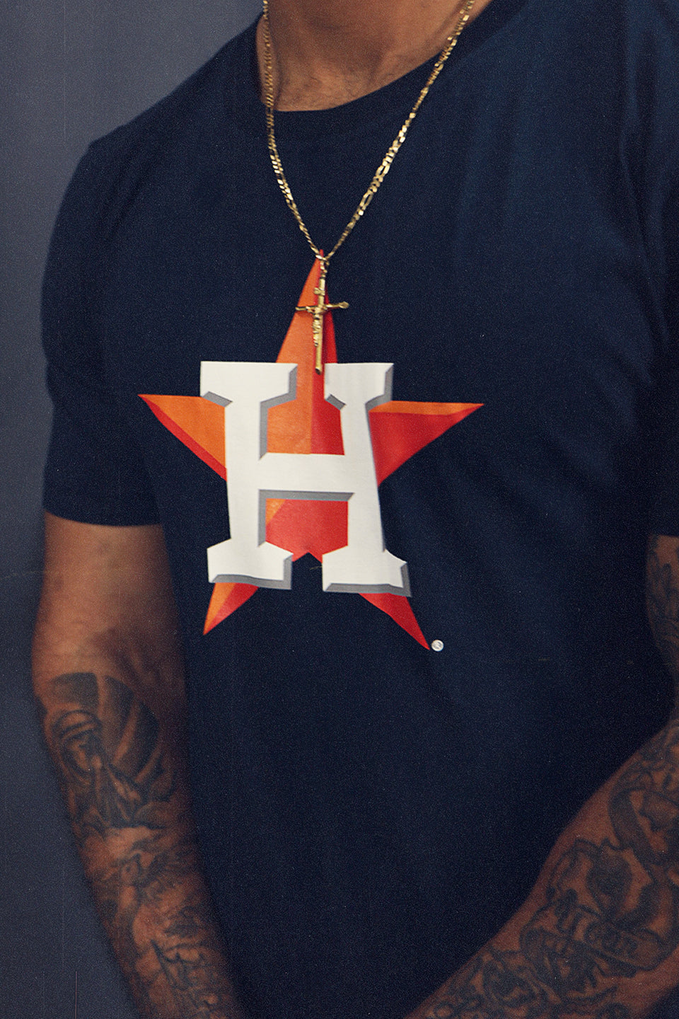 Houston Astros "City Transit" 59Fifty Fitted Matching Navy T-Shirt