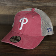 The Philadelphia Phillies New Era 9Twenty Washed Trucker Youth hat