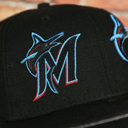 alternate marlins logo on the Miami Marlins "Patch Pride" All Over Gray Bottom Side Patch 59Fifty Fitted Cap