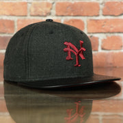 front side of the New York Cubans Throwback Negro Leagues Vintage 59FIFTY Denim Fitted Cap
