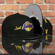 Just Don X NBA Los Angles Lakers All Star Weekend Black 59Fifty Fitted Cap