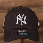 The front side view of the Yankees fathers day MLB 2021 dad hat by New Era.