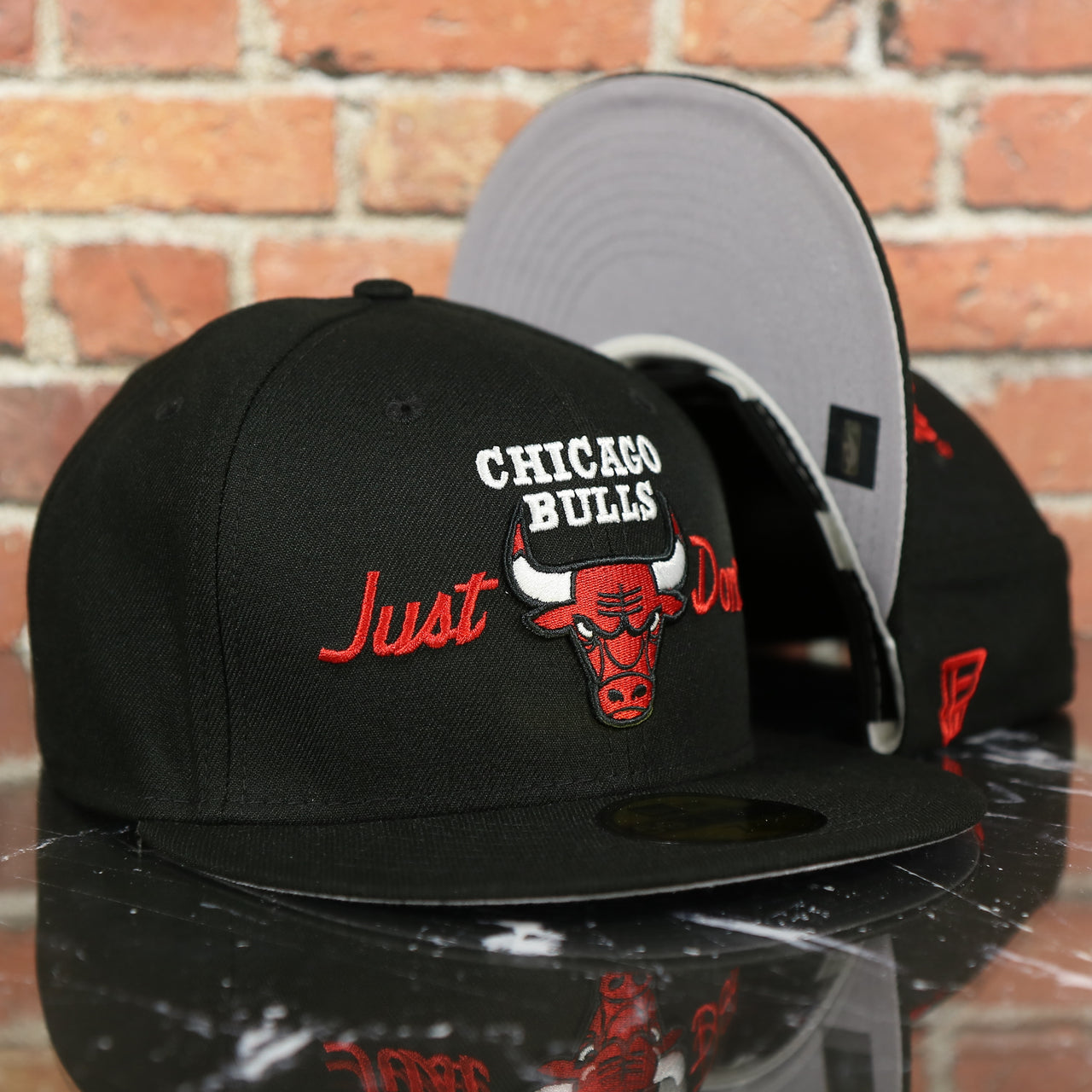 Just Don X NBA Chicago Bulls All Star Weekend Black 59Fifty Fitted Cap