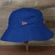 The wearer's left on the New York Mets  MLB 2022 Spring Training Onfield Bucket Hat