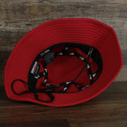 The underside of the Anaheim Angels MLB 2022 Spring Training Onfield Bucket Hat