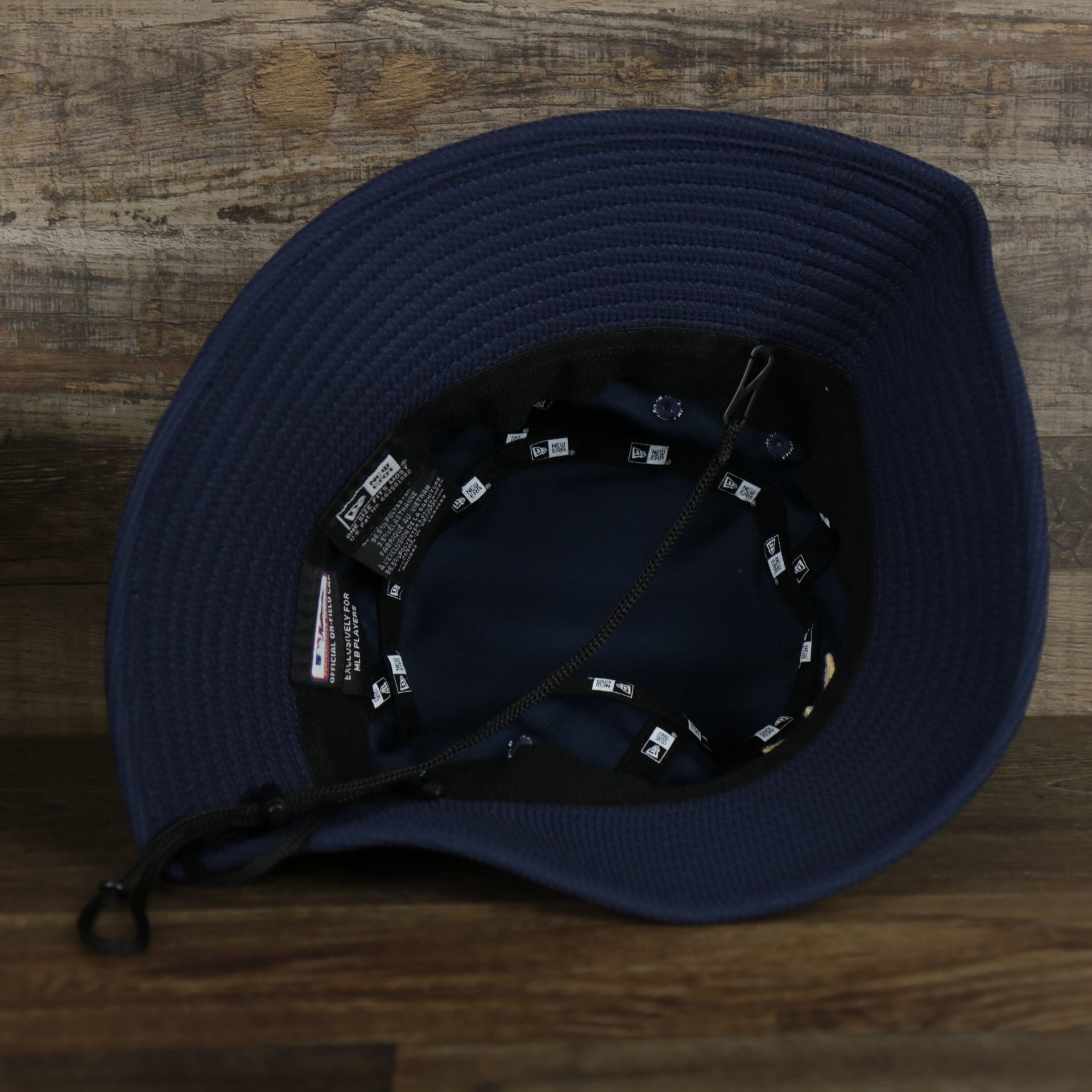 The underside of the Tampa Bay Rays MLB 2022 Spring Training Onfield Bucket Hat