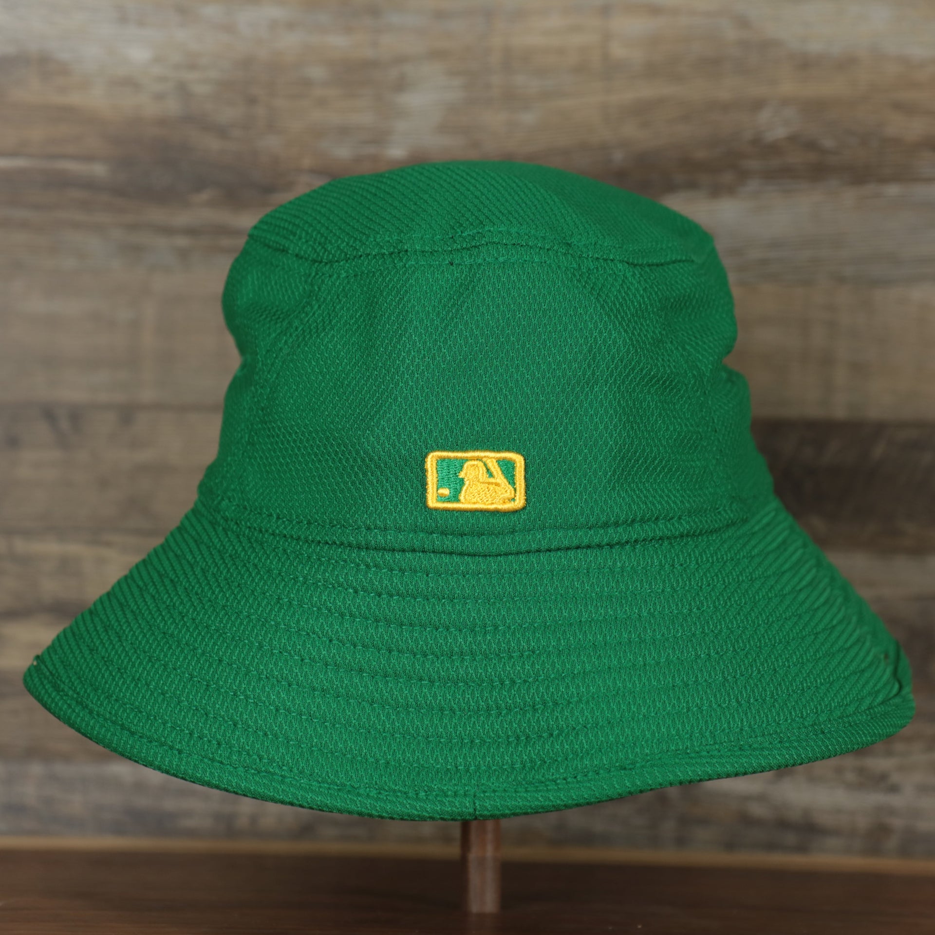 The backside of the Oakland Athletics MLB 2022 Spring Training Onfield Bucket Hat