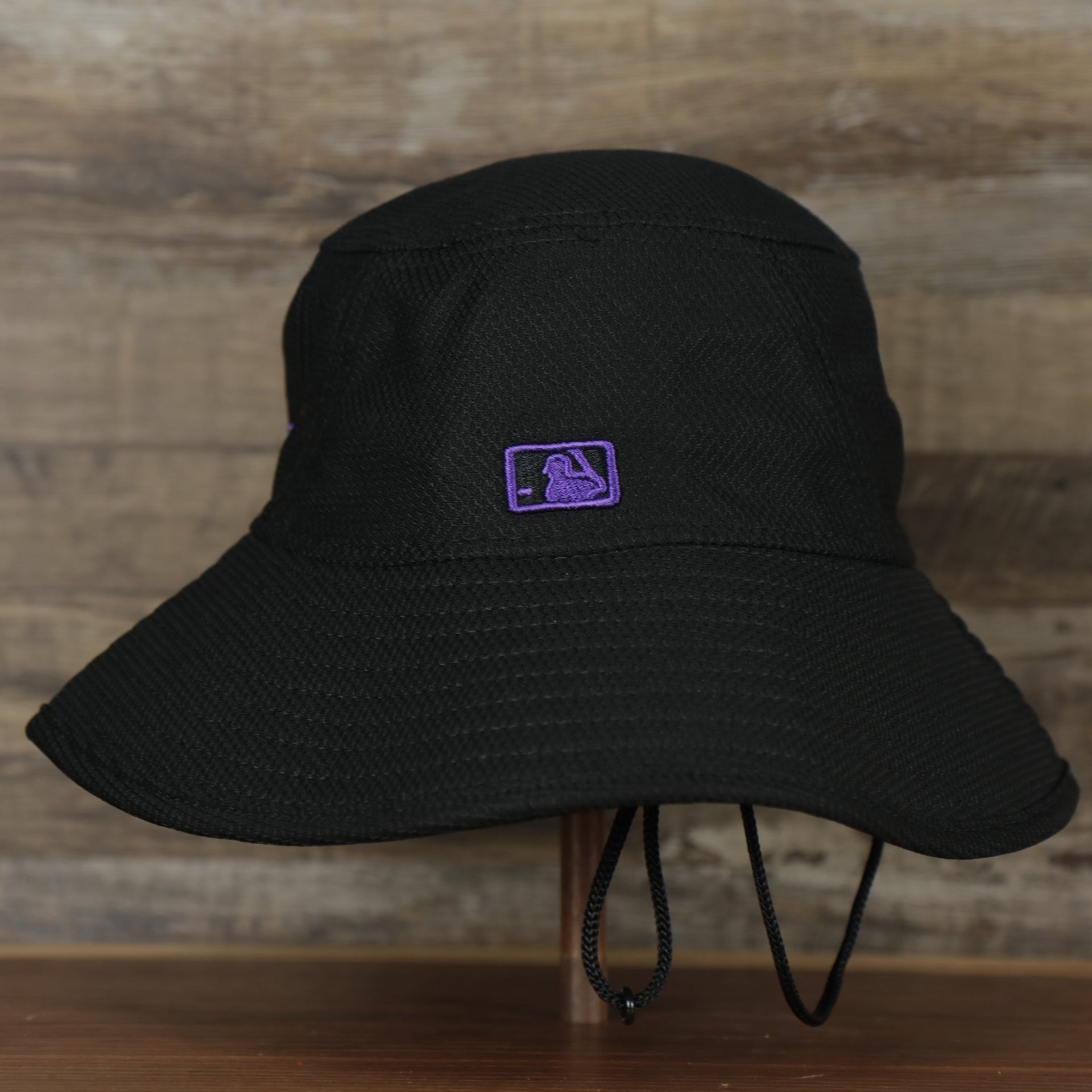 The backside of the Colorado Rockies MLB 2022 Spring Training Onfield Bucket Hat