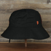 The wearer's right on the San Francisco Giants MLB 2022 Spring Training Onfield Bucket Hat