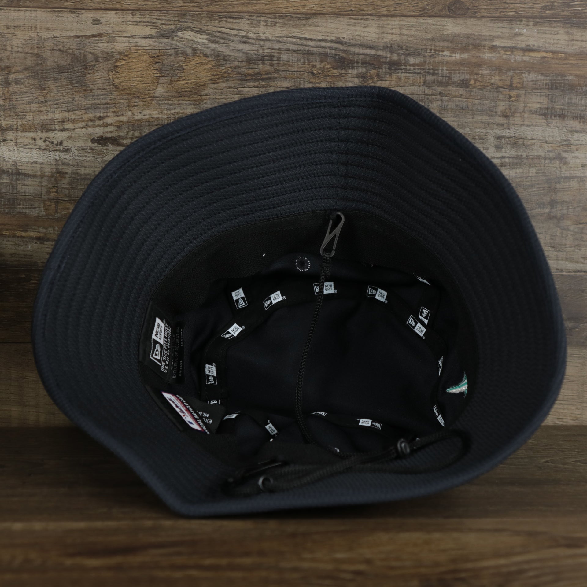 The underside of the Seattle Mariners MLB 2022 Spring Training Onfield Bucket Hat