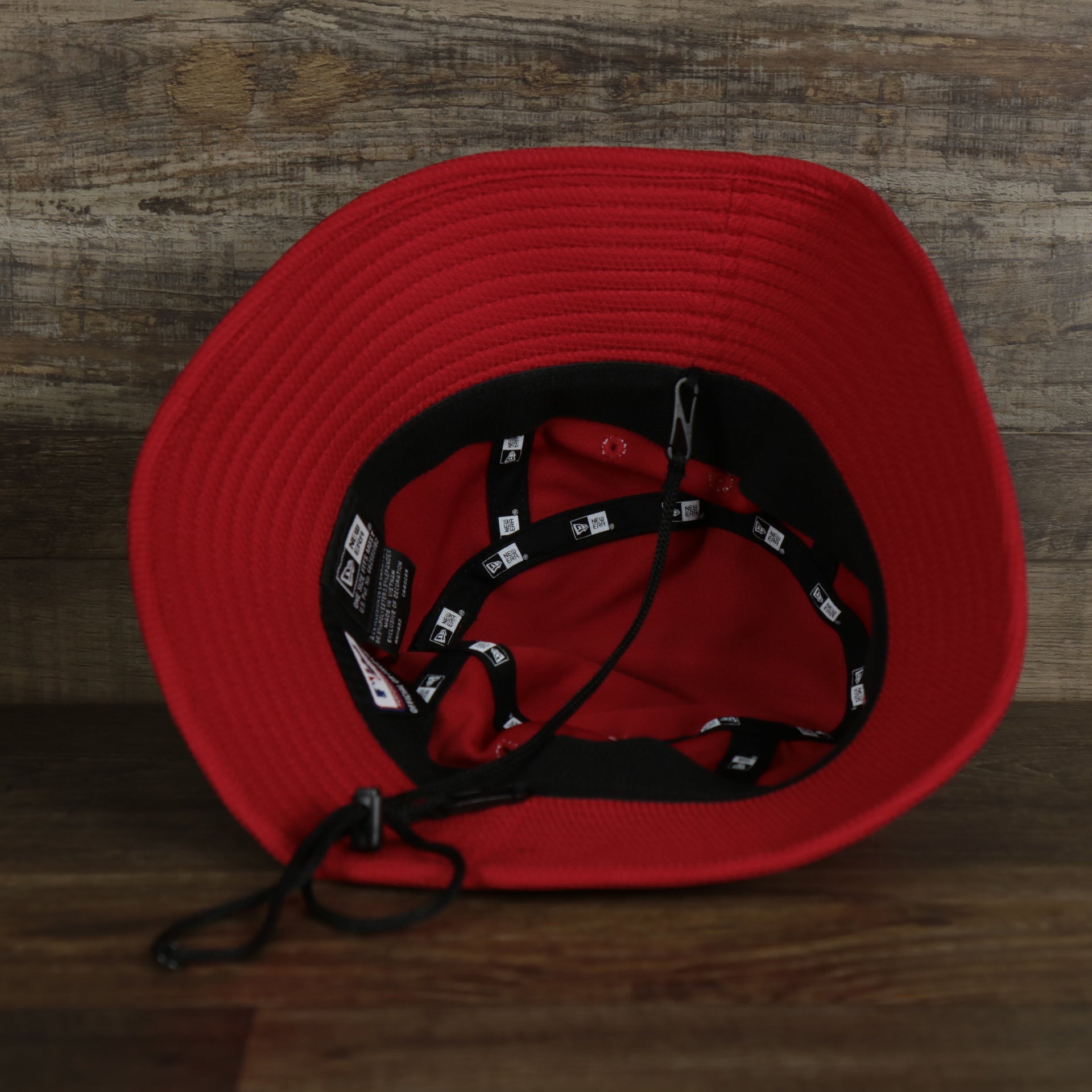 The underside off the Washington Nationals MLB 2022 Spring Training Onfield Bucket Hat