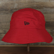 The wearer's left on the Cincinnati Reds MLB 2022 Spring Training Onfield Bucket Hat