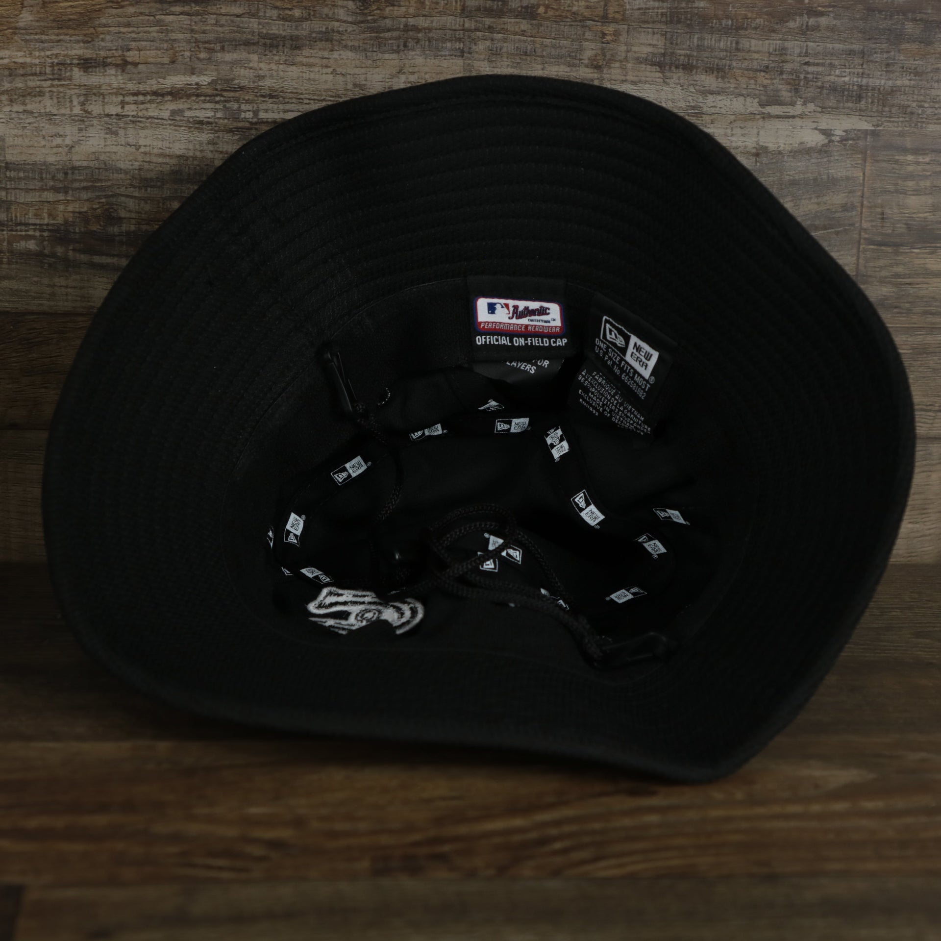 The underside of the Chicago White Sox MLB 2022 Spring Training Onfield Bucket Hat