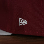 A close up of the New Era logo on the Philadelphia Phillies Cooperstown My 1st 9Fifty Snapback
