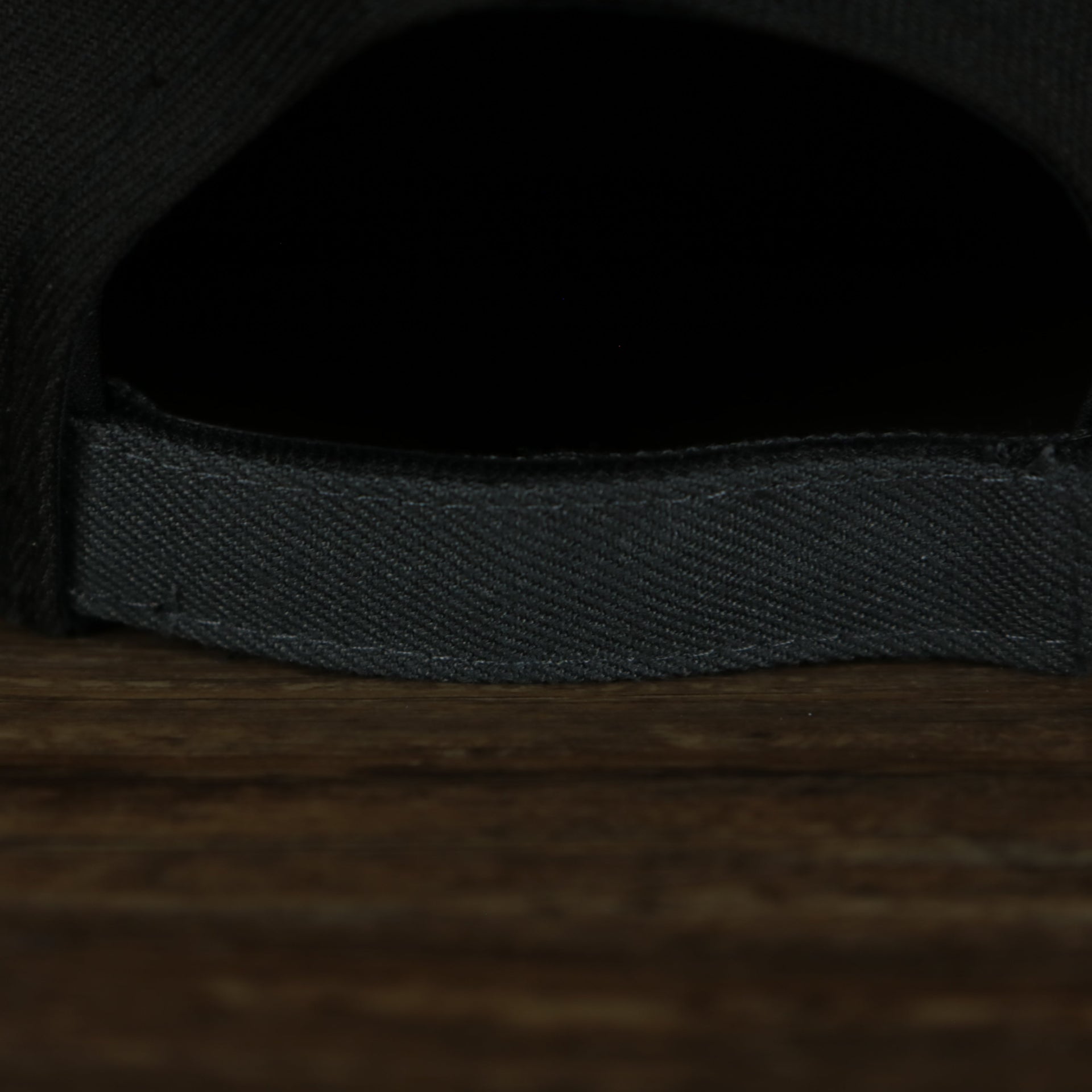 A close up of the velcro strap on the Brooklyn Nets My 1st 9Fifty Snapback