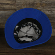 The underside of the Philadelphia 76ers New Era Bucket Hat