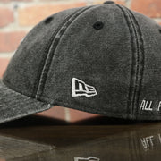new era logo on the 2018 NBA All-Star Game Cleveland Cavaliers All Star Black Denim Dad Hat