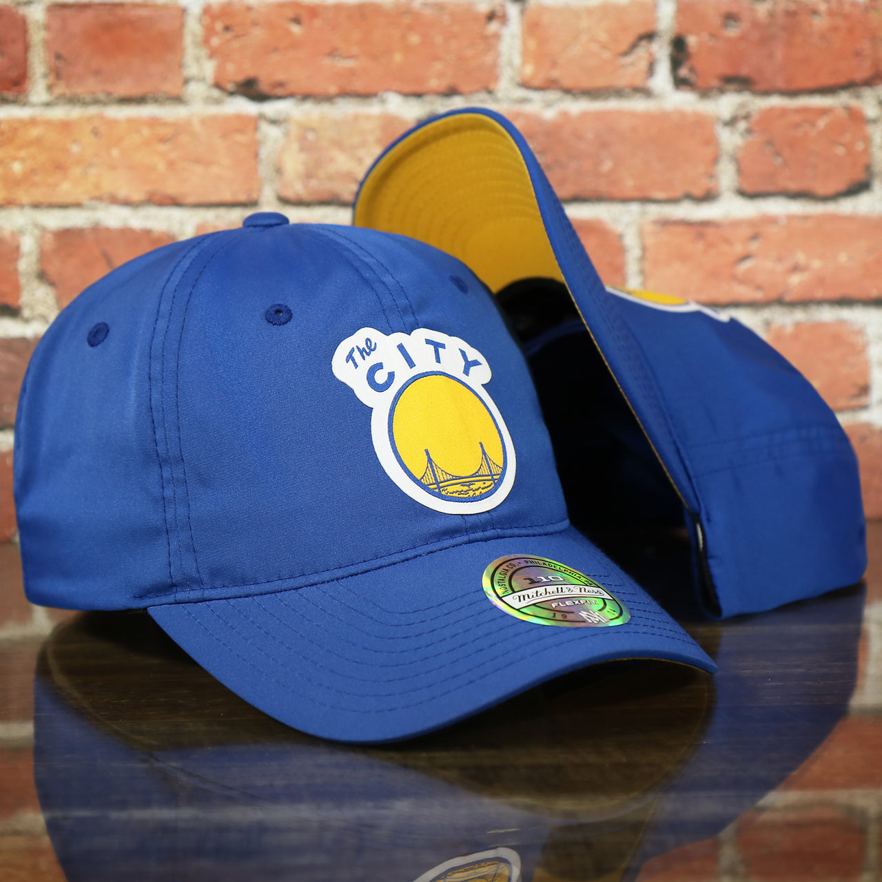 Golden State Warriors Dry Poly Blue Dad Hat