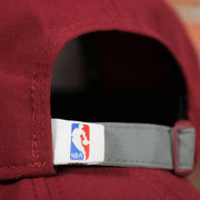 NBA label on the Cleveland Cavaliers Maroon 2017 NBA Draft Dad Hat
