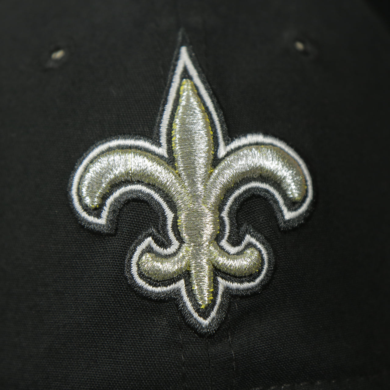 saints logo on the New Orleans Saints On Field Sideline Dad Hat