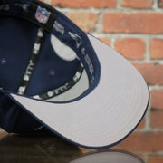 grey under visor on the New England Patriots Throwback 4X Super Bowl Champions Snapback Hat
