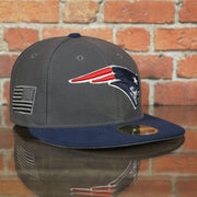 New England Patriots Sideline Made In USA Low Crown Fitted Cap