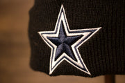 Cowboys Beanie | Dallas Cowboys Navy BLue Beanie | OSFM the cowboys logo is white and navy blue