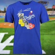Los Angeles Dodgers "City Cluster" 59Fifty Fitted Matching Royal T-Shirt