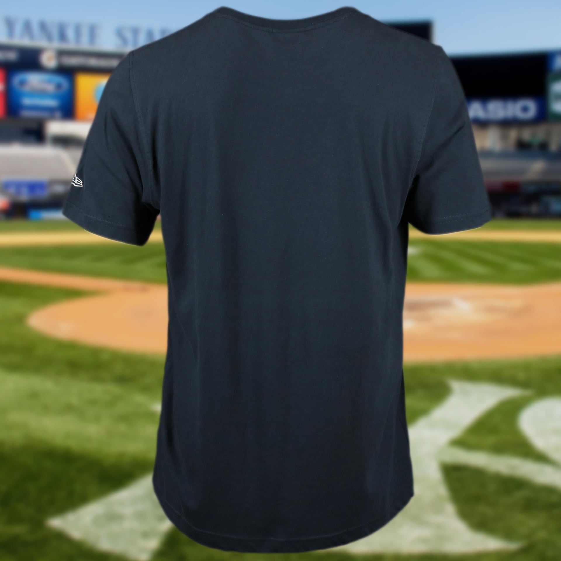 back side of the New York Yankees "City Cluster" 59Fifty Fitted Matching Navy T-Shirt
