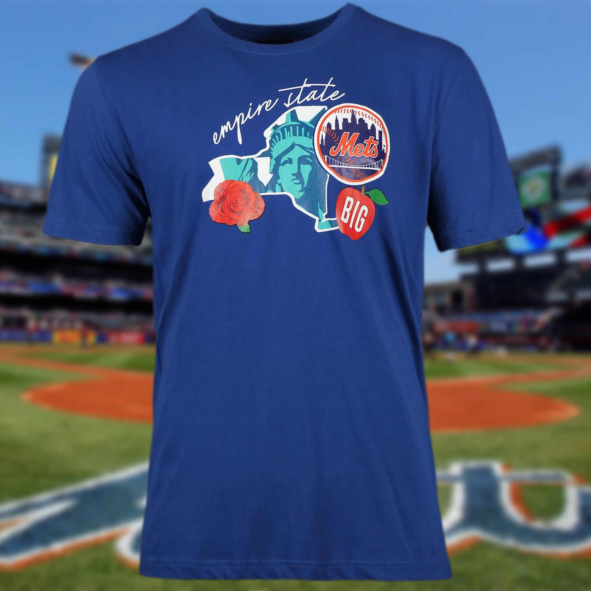 New York Mets "City Cluster" 59Fifty Fitted Matching Royal T-Shirt