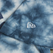 new era logo on the Youth New York Yankees Tie Dye T-Shirt | New Era Navy