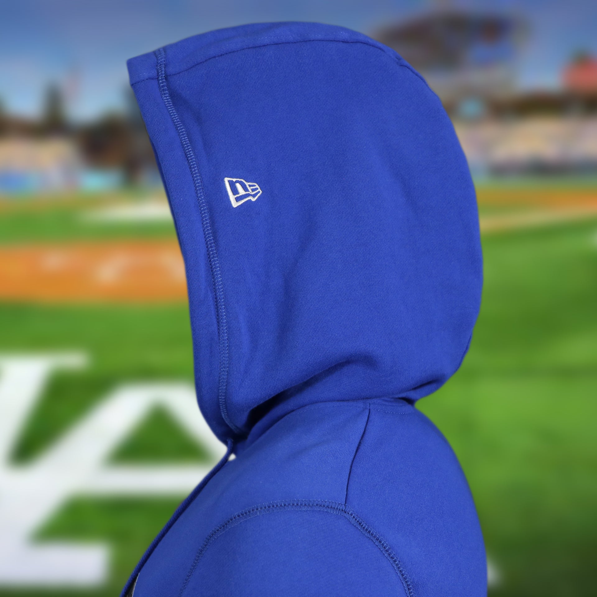 hoodie of the Los Angeles Dodgers "City Transit" 59Fifty Fitted Matching Royal Pullover Hoodie