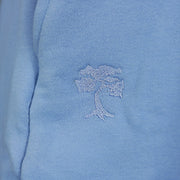 bonsai tree logo on the Powder Blue Unbasic Fleece Stash Pocket Sunset Park Tapered Jogger Pants | Fleece Light Blue Sweatpants