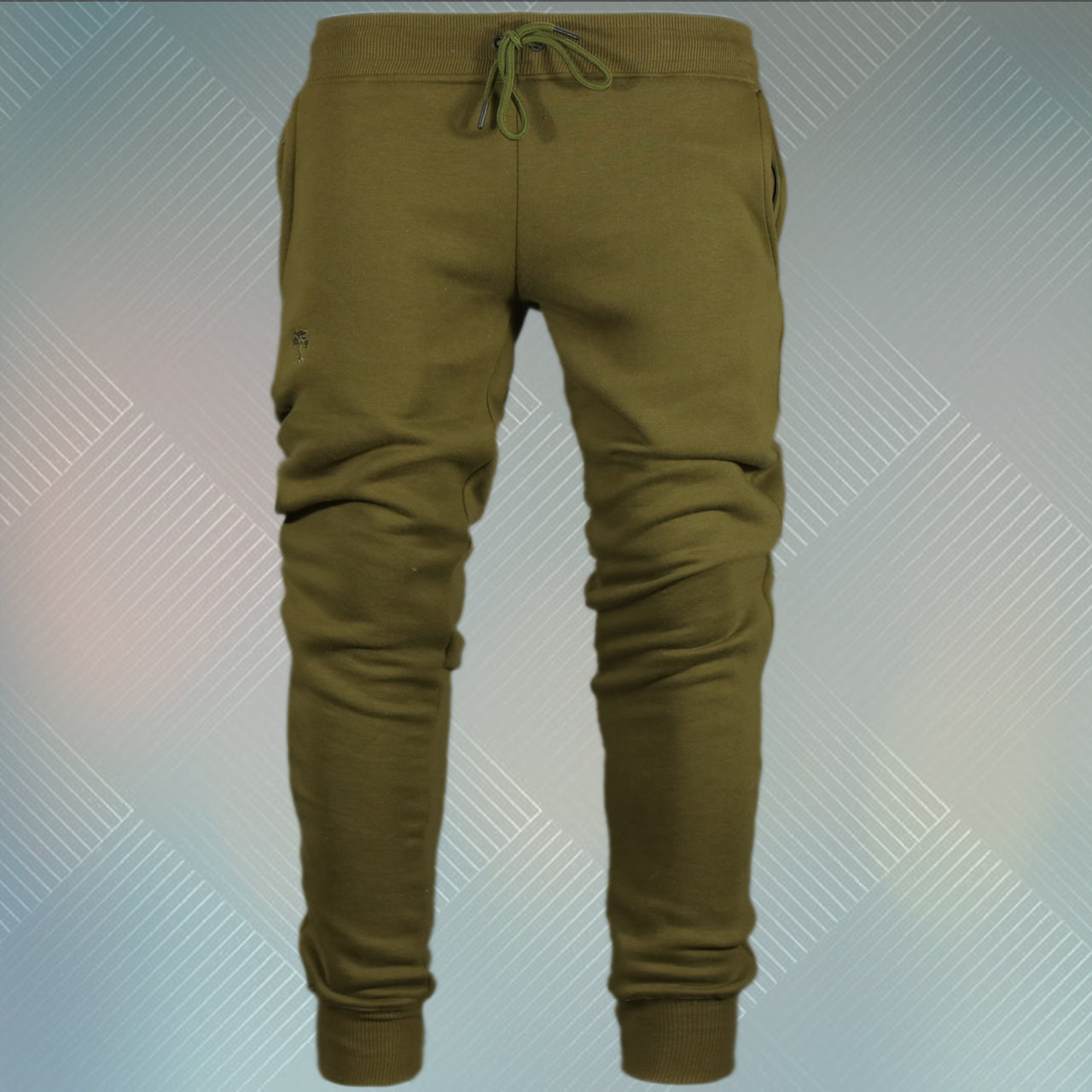 Army Brown Unbasic Fleece Stash Pocket Sunset Park Tapered Jogger Pants | Fleece Army Brown Sweatpants