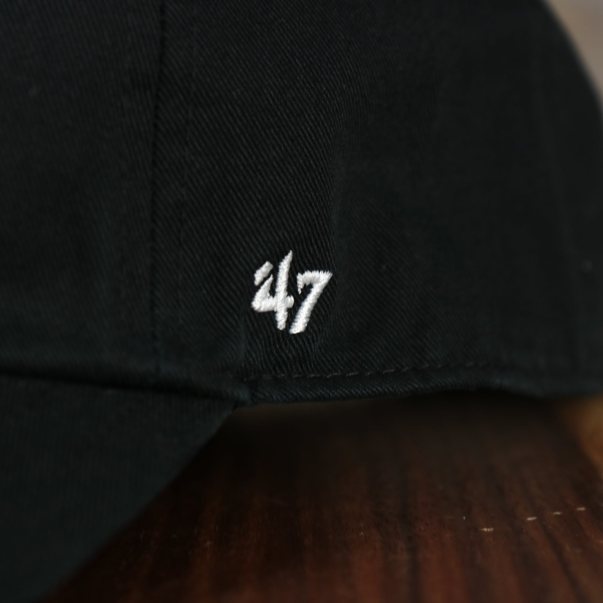 Th 47 Brand on the Philadelphia Flyers Black Dad Hat | 47 Brand OSFM