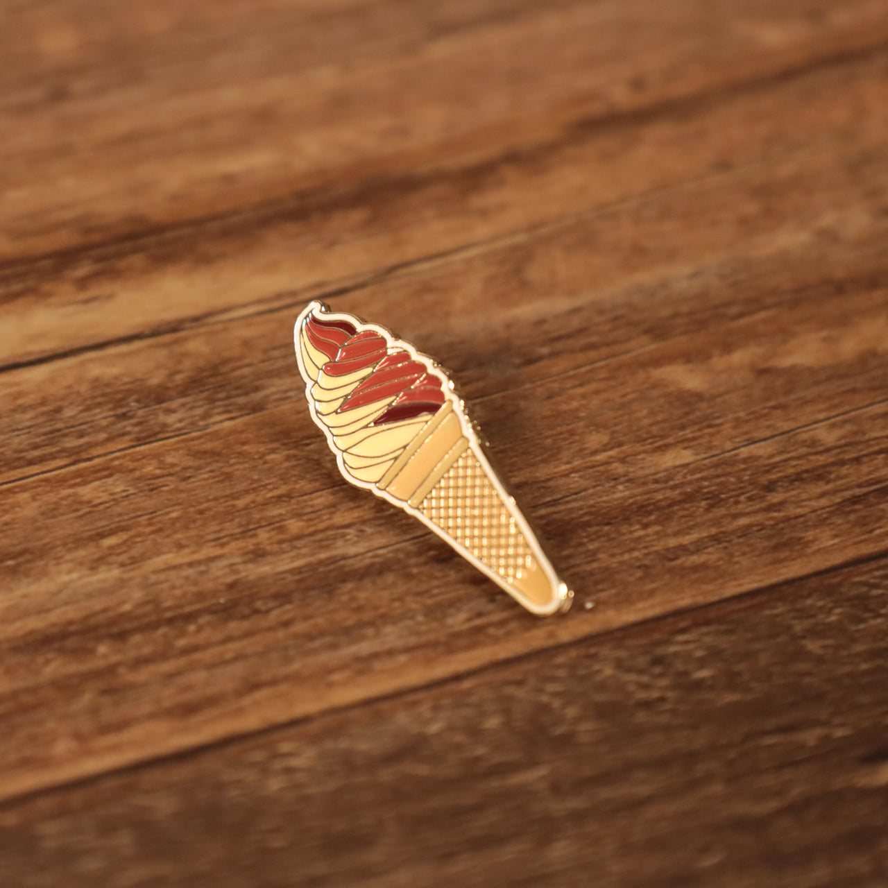 Jersey Shore Boardwalk Ice Cream Fitted Cap Pin | Enamel Pin For Hat