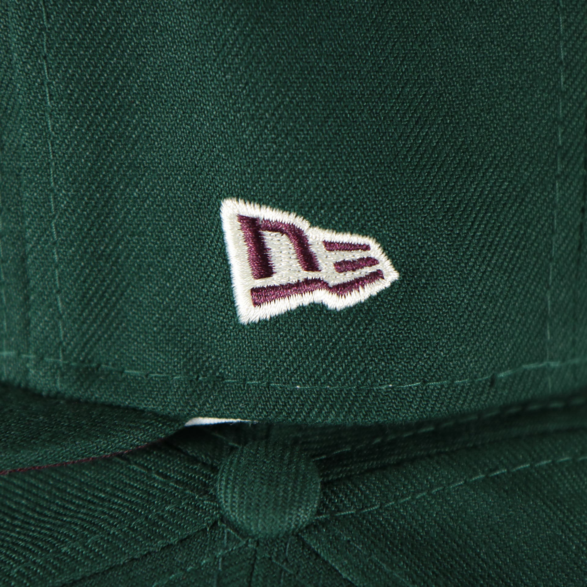 New Era flag on the interior of the Philadelphia Phillies Cooperstown 1952 All Star Game Side Patch Maroon UV 59Fifty Fitted Cap | Vintage Christmas Movie Pack