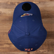 Top down view of the Kansas Jayhawks The League 940 9Forty Adjustable Dad Hat