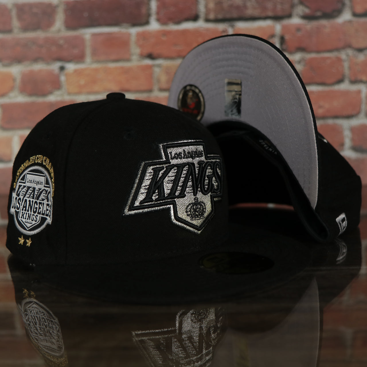 NEW ERA | LOS ANGELES KINGS | 2-TIME STANLEY CUP CHAMPIONS | 59FIFTY FITTED CAP| BLACK