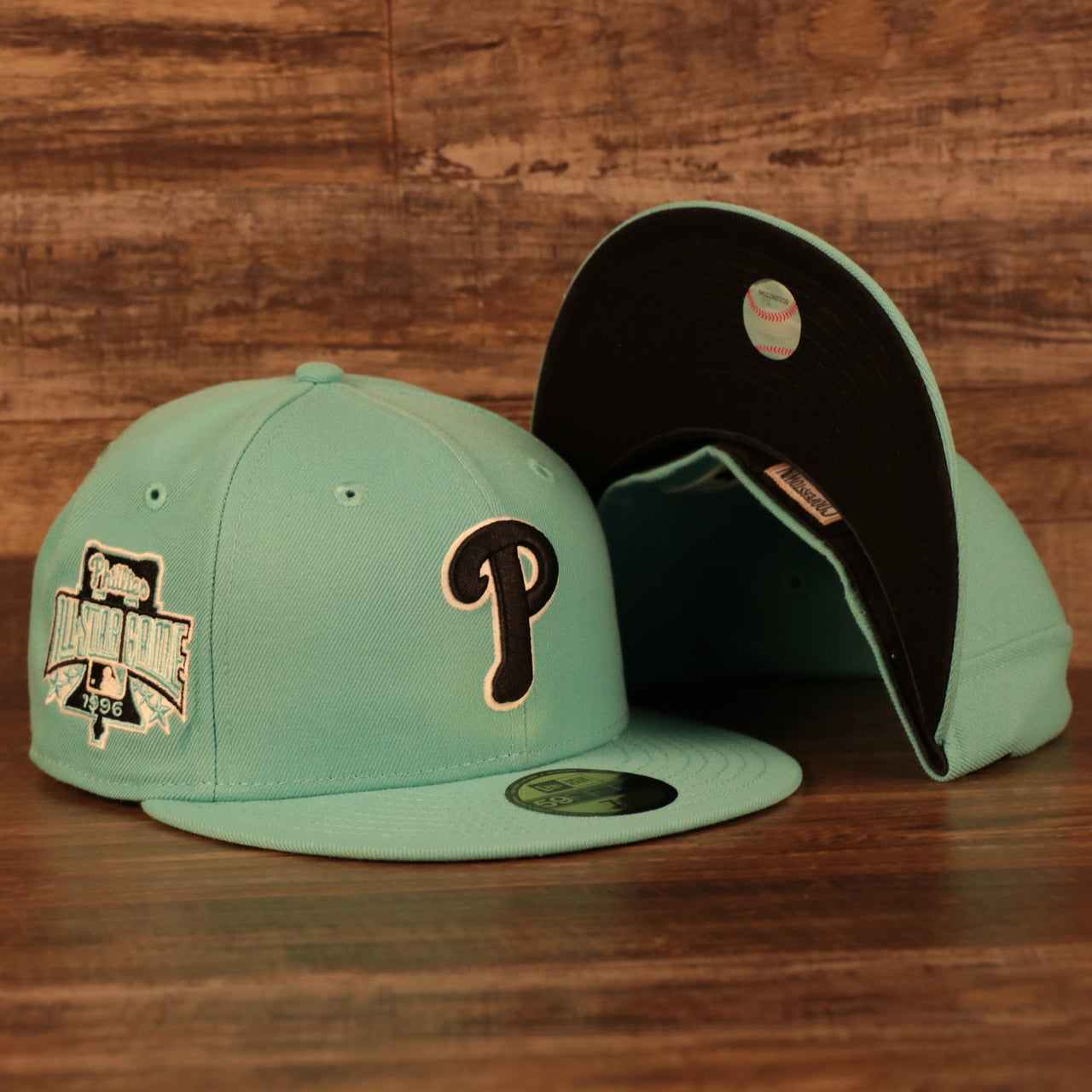 Philadelphia Phillies Glow In The Dark 1996 All Star Game Side Patch 59Fifty Fitted Cap