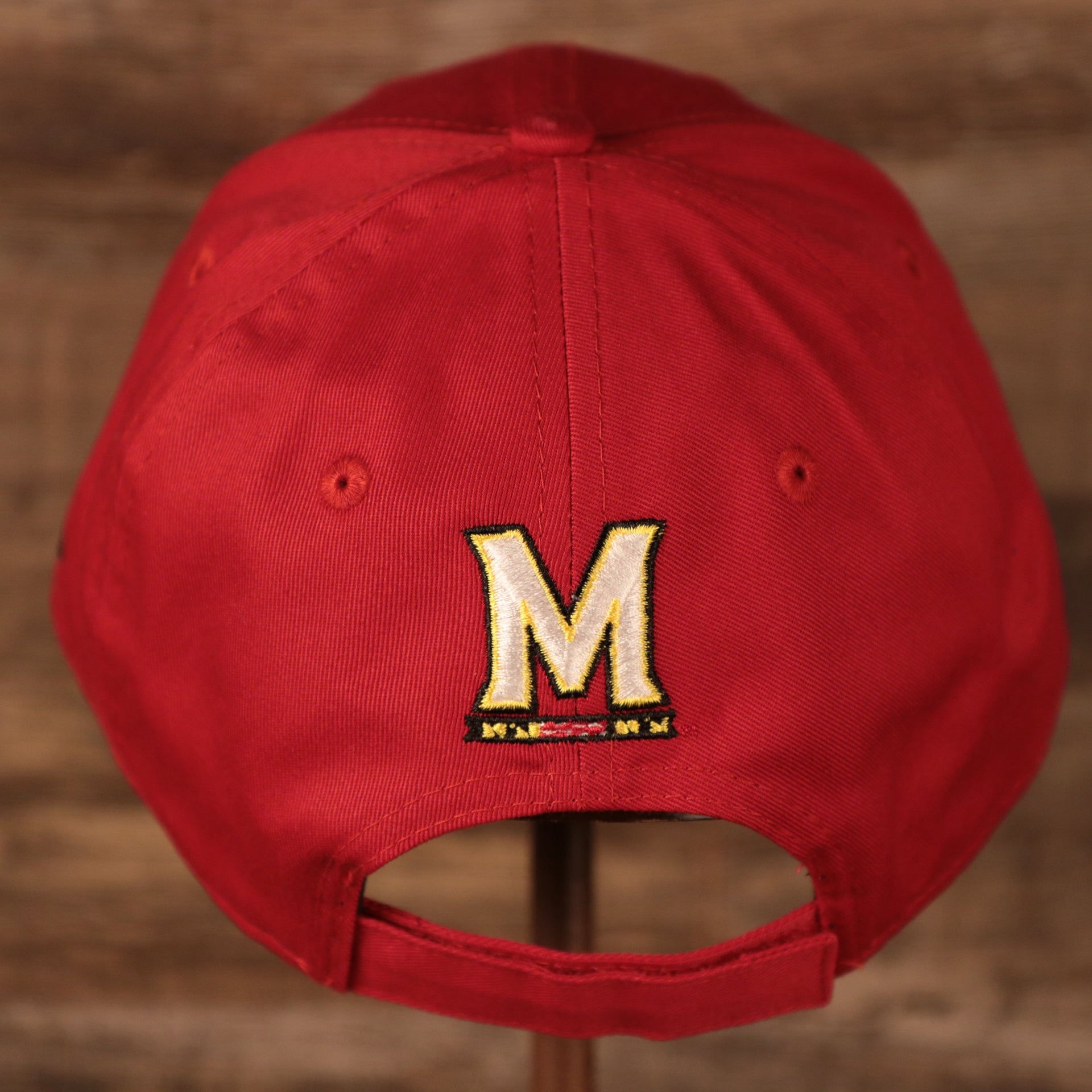 Back of the University of Maryland Terrapins The League 940 9Forty Adjustable Dad Hat