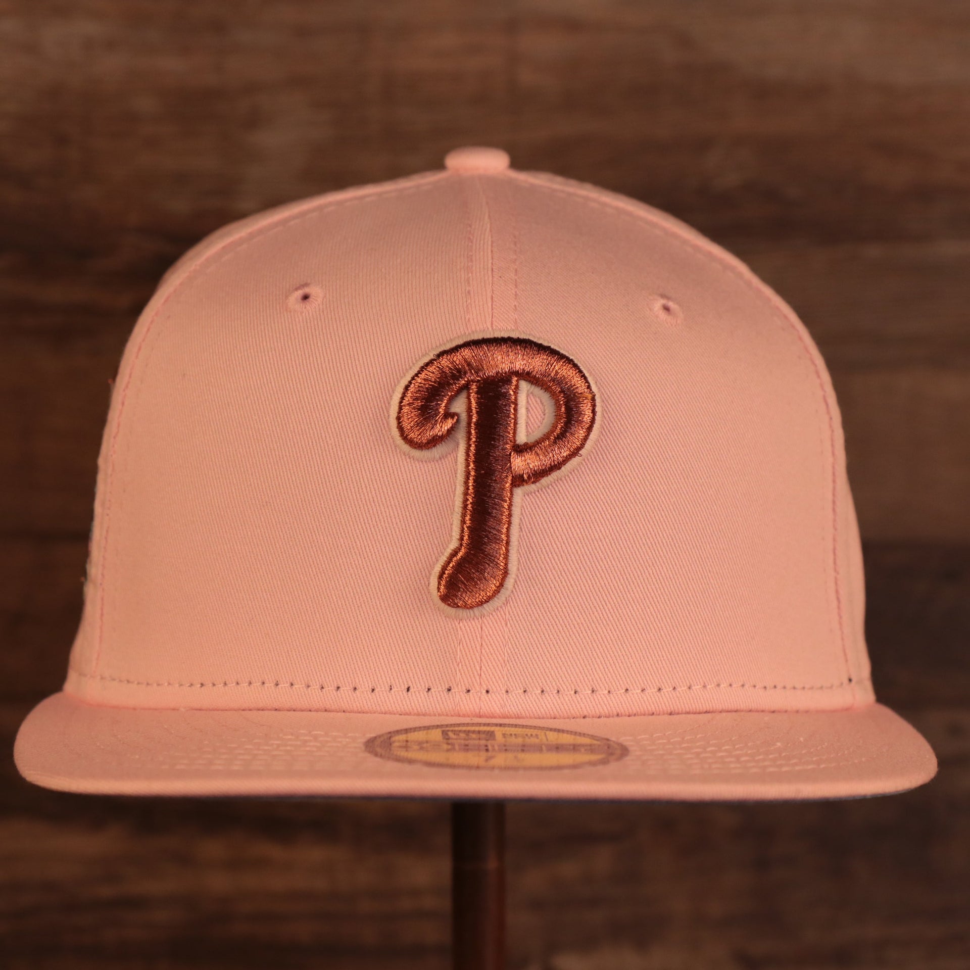 Philadelphia Phillies Glow In The Dark 1996 All Star Game "il napoletano" Sky Blue Bottom Side Patch 59Fifty Fitted Cap