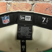 new era label on the Philadelphia Eagles Throwback Logo Veterans Stadium Side Patch Chrome Green UV 59Fifty Fitted Cap